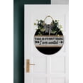 thumbnail image 4 of Eveokoki This Is Everything Front Door Sign Funny Wreaths Hanging Wooden Plaque Decoration Round Rustic Wood Farmhouse Porch Decor for Home Front Door Decor, 11 x 11 Inch, 4 of 5