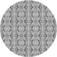 thumbnail image 1 of Ahgly Company Machine Washable Indoor Round Transitional Platinum Gray Area Rugs, 4' Round, 1 of 7