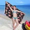 thumbnail image 6 of Coolnut Beach Towels Cartoon Mushrooms Camping Towels Forest Sand Free Beach Towel, 30"x60" Large Beach Towels Quick Dry Bath Travel Towels Pool Yoga Beach Mat for Men Women, 6 of 6
