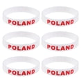 thumbnail image 1 of Sport Wristbands Colour Silicone for Soccer Fans at Football Match 6Pack, 1 of 8