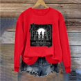 thumbnail image 6 of Enjoytime Halloween Sweatshirts for Women Funny Printed Crew Neck Long Sleeve Tops Fall Fashion Casual Spooky Season Sweatshirt, 6 of 6