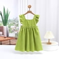 thumbnail image 3 of XXWXYD Girls Sleeveless Corduroy Casual Dress Square Neck Loose Suspender Tank Dresses Kids Toddler Play Outfit 2-10 Years Corduroy Pinafore Jumper Dresses, 3 of 3