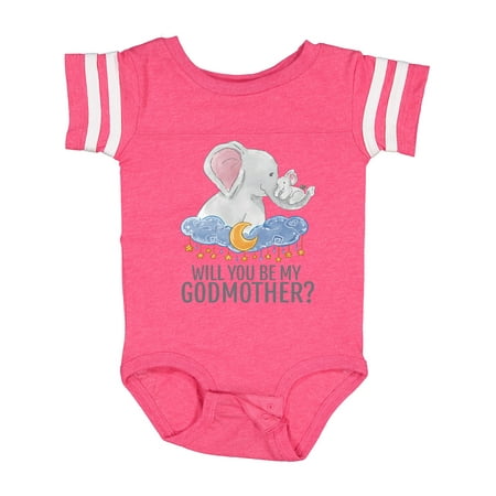 

Inktastic Will You Be My Godmother Gift Baby Boy or Baby Girl Bodysuit