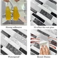 thumbnail image 4 of czcpp-Peel and Stick Backsplash \u2013 Wall Tile for Kitchen Backsplash 12"x12" 3D Adhesive Backsplash Tile for Kitchen, Bathroom 3D Wall Panels (4 Sheets, Black), 4 of 4