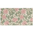 thumbnail image 2 of Haosy Hardcover 3 Ring Binder 1.5 Inch Ring Decorative Binder Organizer for Home School Office, Pink Peony Flowers Green Leaves, 2 of 10
