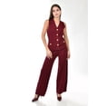 thumbnail image 5 of Set de pantalon y chaleco de punto Roman Fashion /Juvenil 50167 (Vino) vino EG, 5 of 5