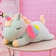 thumbnail image 3 of Peluche de unicornio gigante para niños y niñas, muñeco suave de 25-100cm, 4 colores, almohada, regalo de cumpleaños, 3 of 5