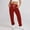 Red, variant on Sentmoon Sweatpants for Women Wide leg High Waist Drawstring Side Pockets Elastic Hem Solid Color Sweatpants Athleisure Delightful Womens for Streetwear Outdoor Hiking Daily Wear Army Green L