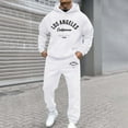 thumbnail image 4 of Yhkghxis LOS ANGLES Graphic Tracksuit Men 2 Piece Set Casual Workout Hoodies and Joggers Sweatsuits Sets Outfits with Pockets, 4 of 5