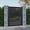 slotted, variant on Mondaria 6 ft H x 4 ft W Aluminum Privacy Fence Gate (Posts Not Included), Outdoor Decorative Gate for Backyard, Garden and Pool