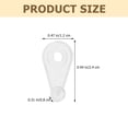 thumbnail image 2 of QUMIIRITY 20 Pcs Mirror Clips Glass Door Clips Plastic White Attaching Mirror Easily Installation, 2 of 7