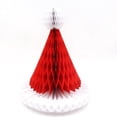 thumbnail image 3 of 1 colgante estéreo de árbol de Navidad/sombrero, adornos colgantes de panal de papel para decoración de fiestas navideñas, suministros para mesas navideñas, 3 of 5