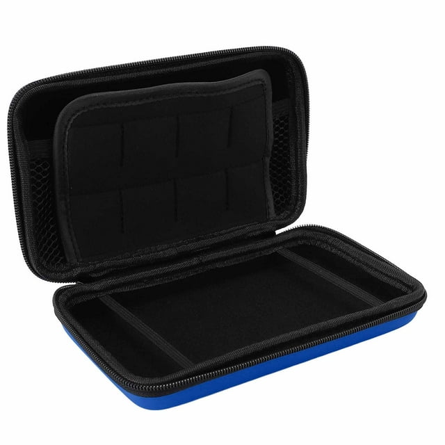 Étui de Transport pour Console de Jeu pour New 3DS XL, Étui Rigide de Voyage Protecteur avec Poche Intérieure à 8 Emplacements de Jeu