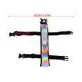 thumbnail image 2 of Reflective Fan Bag, Summer Fan Holster Fan Holder Folding Hand Fan Foldable Fan Sleeves with Waist Belt for Thigh (Fan Bag*1), 2 of 3