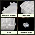 thumbnail image 2 of Contenedor de Cuentas con Caja de Almacenamiento con Tapa con Bisagras Grande, Caja de Almacenamiento de Arte de Diamantes para Organizar la Caja de Suministros de Manualidades, 2 of 5