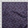 thumbnail image 4 of oneOone Cotton Silk Purple Fabric Asian Batik Floral Sewing Craft Projects Fabric Prints By Yard 42 Inch Wide, 4 of 4