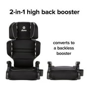 Diono Connect3 R 2-in-1 High-Back Booster, Black Storm