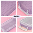 thumbnail image 4 of Inerposs 1-Pack Large Capacity Plastic Pencil Box, Clear Organizer with Snap-tight Lid, Stackable Office Storage Box for Pens, Pencils, and Small Supplies(8.38''x3.93''x1.57'' ), 4 of 8