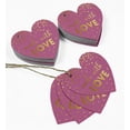thumbnail image 5 of Inkdotpot Real Gold Foil Made With Love Wedding Tags Favor Hang Paper Tags 100 Pieces, 5 of 6