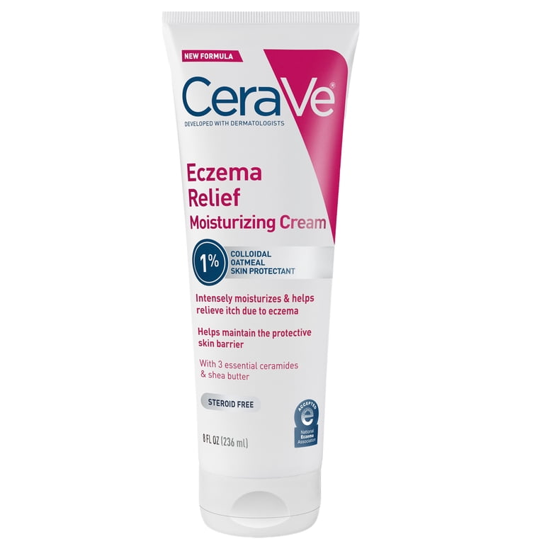 CeraVe Eczema Relief Moisturizing Cream, 8 fl oz photo 1