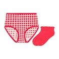 thumbnail image 4 of Wonder Nation Girls Cotton Underwear & Socks Bundle, 14-Pack, Sizes 4-16, 4 of 17
