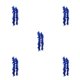 thumbnail image 2 of Guardurnaity Pluma gruesa ligero encantador disfraz de cosplay desmontable largo elegante vestido accesorios para fiesta de cumpleaños azul Type1 NO1, 2 of 6
