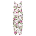 thumbnail image 2 of MIASHUI Girl's Jumpsuits Summer Long Pants Rompers Sleeveless Overalls for Kids,White,7-8 Years, 2 of 5