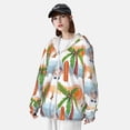thumbnail image 3 of Lsque Gnome and Surfing UPF 50+ Lightweight Sun Protection Men's Women's Long Sleeve Shirt, Hoodie Performance -3X-Large, 3 of 9