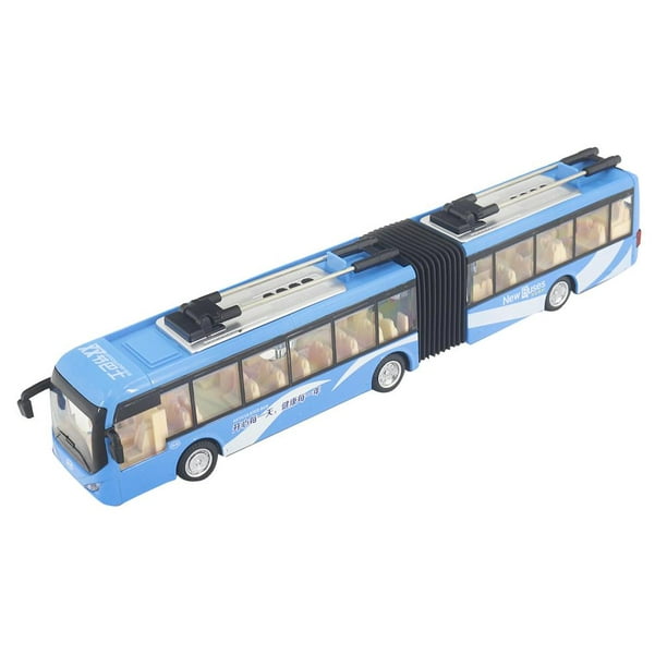 Bus éducatif Domqga, bus jouet pour enfants, 1:48 CS0133 jouet éducatif de  voiture légère pour bus de ville électronique pour enfants modèle de  circulation pour enfants 