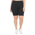 thumbnail image 4 of Danskin Women's Shorts Sz L Ladies' Bike Short, 2-Pack Black, 4 of 4