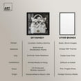 thumbnail image 6 of Constellation Frenchie Purse Shadowbox Print Fashion Art Prints by Art Remedy, Black Frame, 40 x 40, 6 of 7