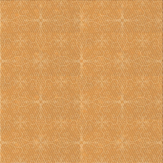Ahgly Company Tapis d'Intérieur Lavables en Machine, Carré Transitionnel Néon Orange, Carré de 8'