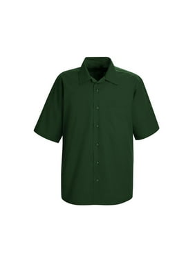 Red Kap Mens T Shirts Tank Tops Walmart Com - product image red kap 1p24 solid camp short sleeve uniform shirt xl black