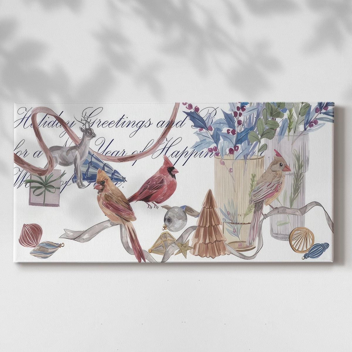 Warm Wishes Collection D- Gallery Wrapped Canvas