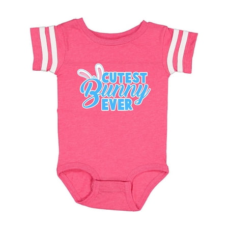 

Inktastic Cutest Bunny Ever in Blue Gift Baby Boy Bodysuit