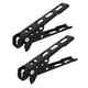 thumbnail image 5 of 2 piezas de pinzas para ollas y sartenes de camping, soporte para utensilios de cocina, abrazadera antiescaldaduras para sartenes Negro, 5 of 9