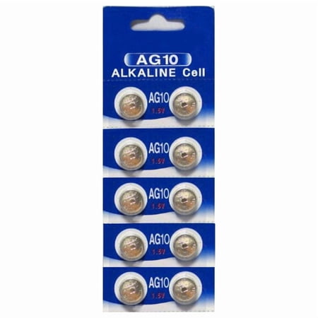 AG10 / LR1130 Alkaline Button Watch Battery 1.5V - 30 Pack - FREE SHIPPING!