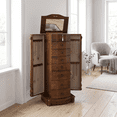 thumbnail image 3 of Hives and Honey Antoinette Freestanding Jewelry Armoire - Walnut, 3 of 8