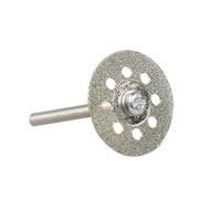 TSV 10pcs Diamond Cutting Wheel, Blades Cut Off Discs Set, Diamond Coated Cutting Wheel and 3mm Mandrel Fit for Dremel Rotary Tool