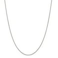 thumbnail image 1 of Leslie's Real 14kt White Gold .9mm Box Chain; 16 inch; Lobster Clasp; for Adults and Teens; for Women and Men, 1 of 5