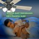 thumbnail image 2 of Ventilador de Techo Hunter Crestfield 54205 132 cm con Luces LED Bronce, 2 of 9