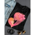 thumbnail image 3 of Side View Mom Baby Heart Shaped T-Shirt Women -Image by Shutterstock, Female XX-Large, 3 of 4