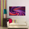 thumbnail image 3 of Framed Abstract Wall Art Colorful Swing Colors Pictures Canvas Print Framed Painting For Bedroom Living Room Office Artwork Ready to Hang, 3 of 6