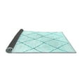 thumbnail image 2 of Ahgly Company Indoor Square Solid Light Blue Modern Area Rugs, 4' Square, 2 of 4