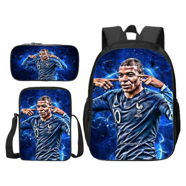 Mochila De Futbol Superstar para ninos y ninas Bolsa Escolar de viaje para Notebook bolsas para ordenador portatil para ninos y estudiantes 3 unidades por juego qym unisex Walmart en linea