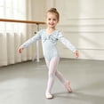 thumbnail image 2 of mgoYE Girls Leotard for Ballet Dance Gymnastics Toddler Kids Outfits(Green,170), 2 of 8