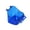 Blue, variant on PP Bird Bath Tub for Cage, Hanging Birdbath Shower Box with Stand for Small Birds Parrot Conure Lovebird