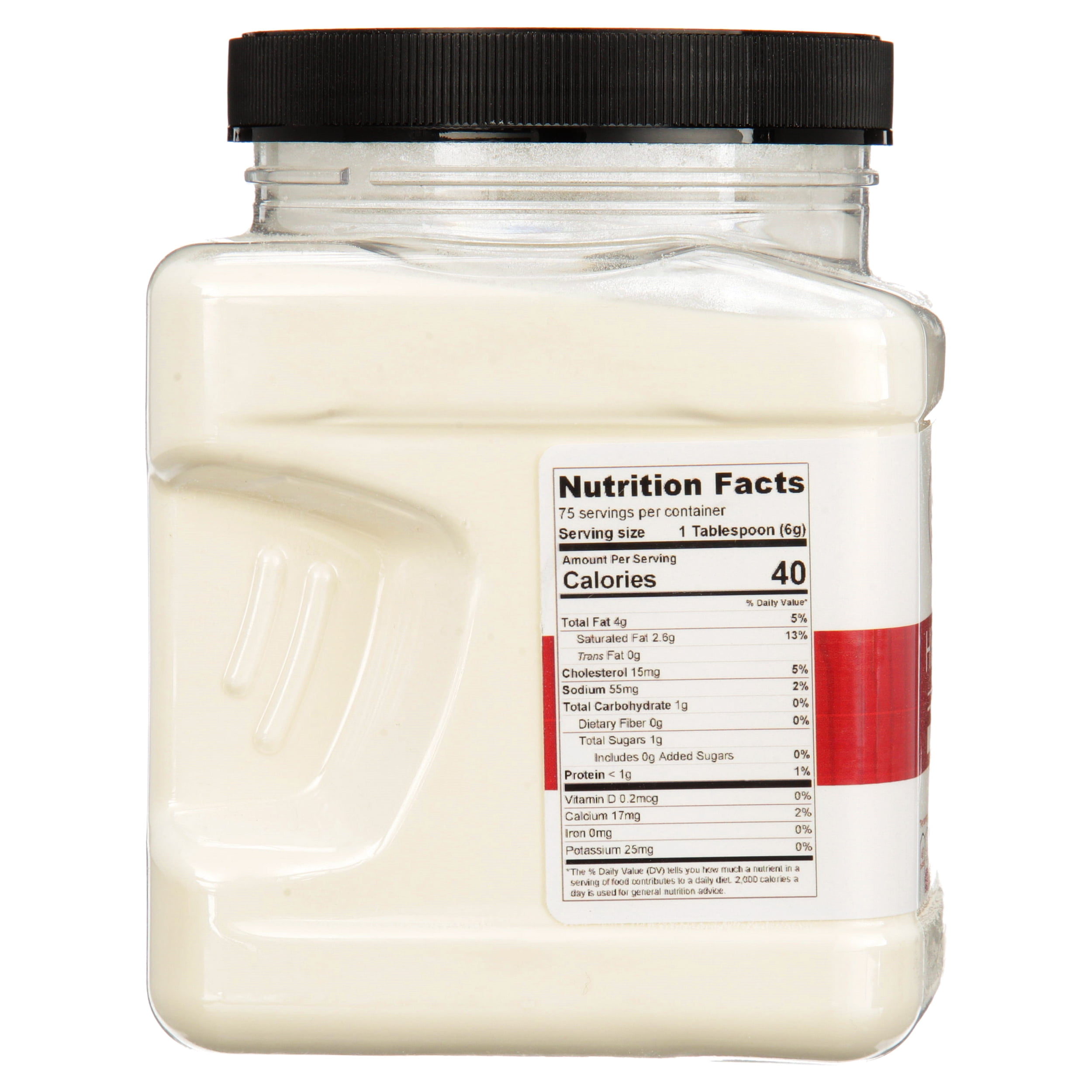 Hoosier Hill Farm Heavy Cream Powder, 1 lb plastic jar 