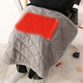 thumbnail image 3 of HLONKPortable USB Heated  Battery Operated  Electric Heated  for Office/Desk  Soft Fleece Knee  USB Heating Pad Electric Heated  Warm Knee Foot Shawl Plush Knee Warmer, 3 of 7