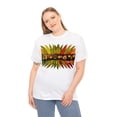thumbnail image 4 of Unisex Adult Size Heavy Cotton Tshirt Reggae.Land Latte Art 001, 4 of 4